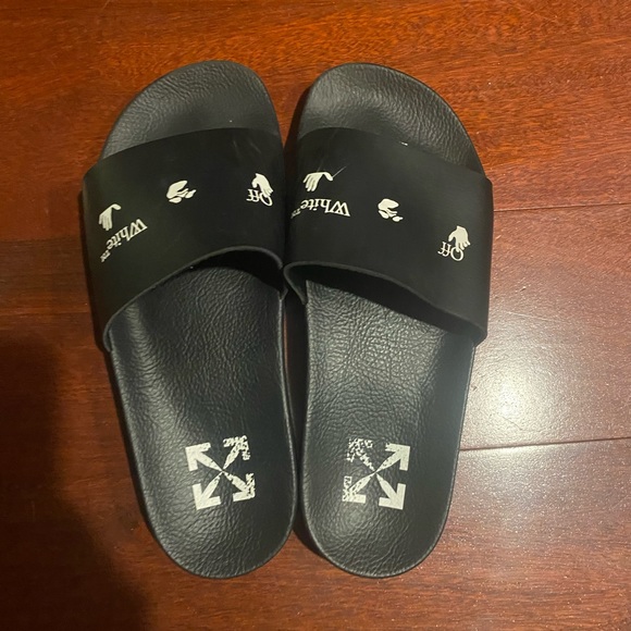 Off White Drowning Man Logo Slides - Picture 2 of 2